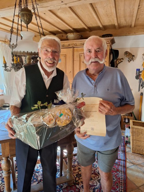 Ehrung Alois Singer 85. Geb.